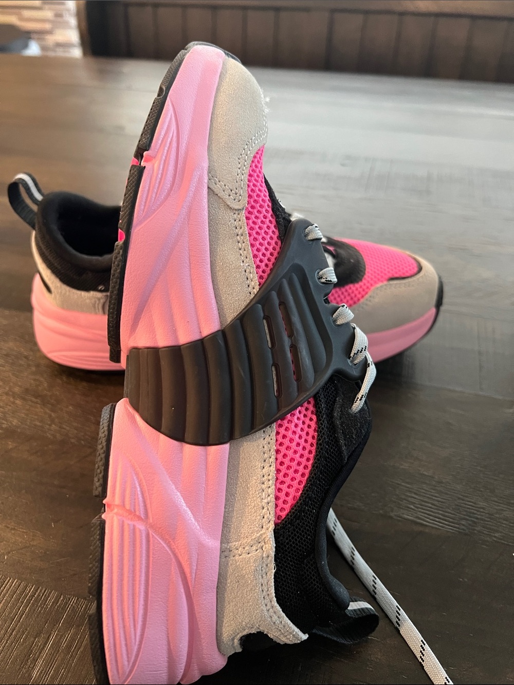 Jordan Pink Black Gray Women's Sneakers